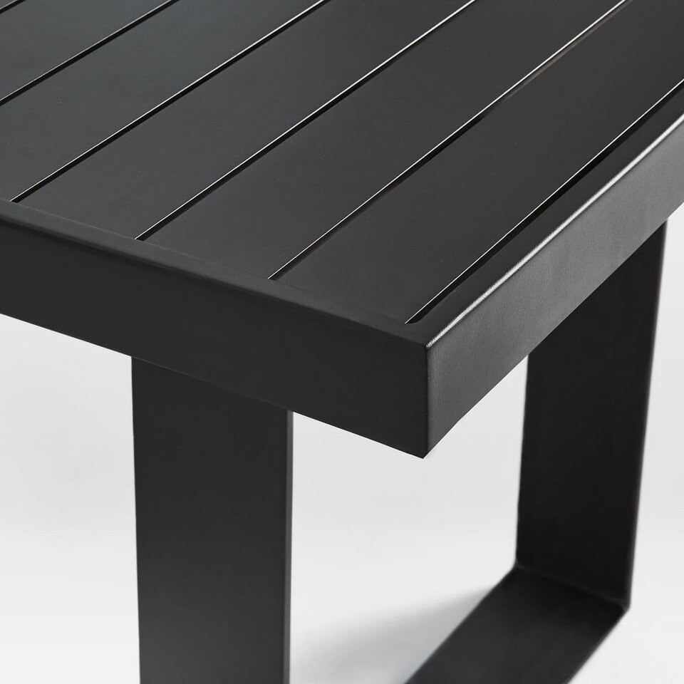 Portside Aluminium Outdoor Dining Table West Elm Australia
